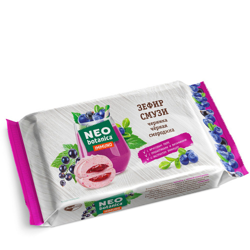 Зефир Neo-Botanica Смузи, черника-черная смородина, 280 гр