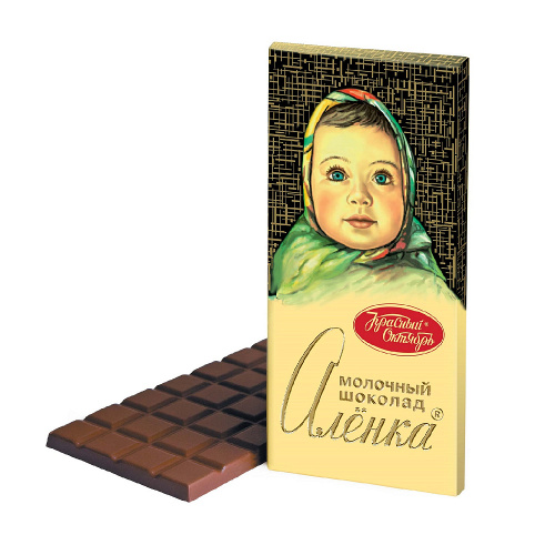 Шоколад молочный «Алёнка», Красный Октябрь, 200 гр.