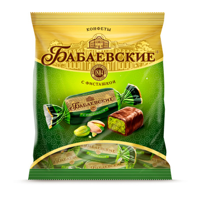 Конфеты «Бабаевские» с фисташкой, 200 гр.