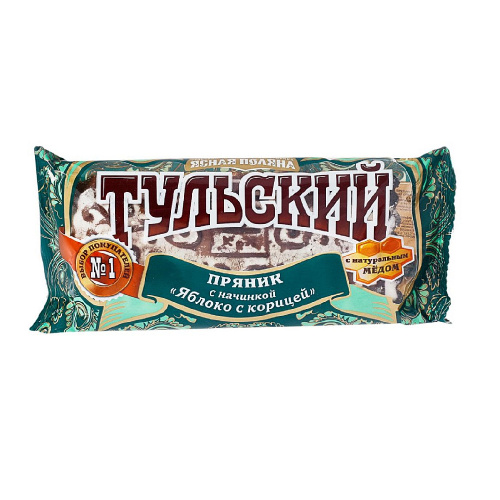 Тульский пряник Ясная Поляна, с яблоком и корицей, 130 гр