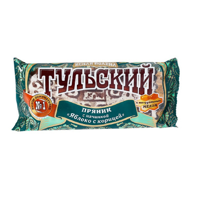 Тульский пряник Ясная Поляна, с яблоком и корицей, 130 гр