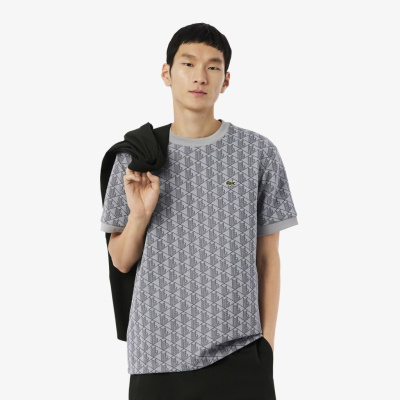 Мужская жаккардовая футболка Lacoste