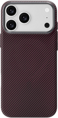 Клип-кейс Rocket Graphic для Apple iPhone 18 Pro Max с MagSafe Бордовый