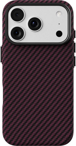Клип-кейс Rocket Graphic для Apple iPhone 18 Pro с MagSafe Бордовый
