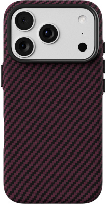 Клип-кейс Rocket Graphic для Apple iPhone 18 Pro с MagSafe Бордовый