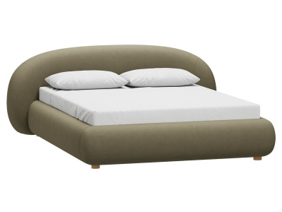 Кровать Суна 160 Букле Оливковый