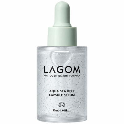 Капсульная увлажняющая сыворотка с морским ПДРН Lagom Aqua Sea Kelp Capsule Serum