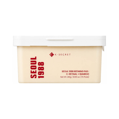 Пэды с ретиналем для сужения пор K-SECRET Seoul 1988 Refining Pad: C-retinal + Bamboo