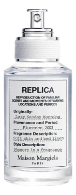Replica Lazy Sunday Morning: туалетная вода 30мл уценка
