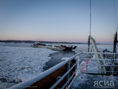 С 1 ноября сообщение через реку Лену будет выполняться по маршруту Жатай – Техтюр / ЯСИА   