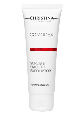 Comodex Scrub & Smooth Exfoliator - Выравнивающий скраб-эксфолиатор, 75 мл
