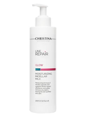 Line Repair Glow Moisturizing Micellar Milk - Увлажняющее мицеллярное молочко, 300 мл
