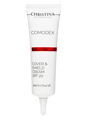 Comodex Cover & Shield Cream SPF 20 - Защитный крем с тоном SPF 20, 30 мл