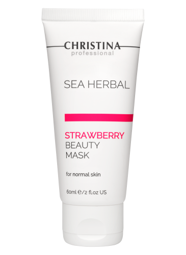 Sea Herbal Beauty Mask Strawberry for normal skin - Маска красоты на основе морских трав для нормальной кожи «Клубника», 60 мл