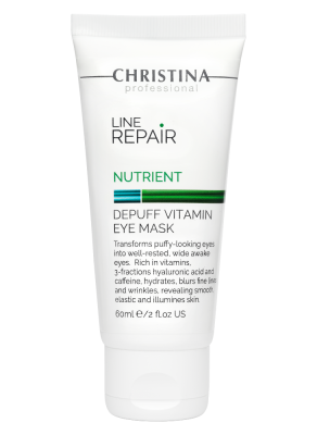 Line Repair Nutrient Depuff Vitamin Eye Mask - Восстанавливающая противоотечная маска для кожи вокруг глаз, 60 мл