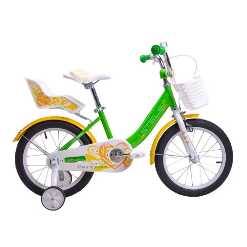 Детский велосипед Stels Little Princess 16 KC, год 2024, цвет Зеленый