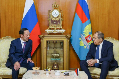 Глава Якутии Айсен Николаев встретился с министром иностранных дел РФ Сергеем Лавровым / ЯСИА   