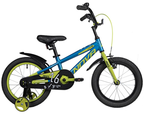 Детский велосипед Novatrack Extreme 16, год 2025, цвет Синий