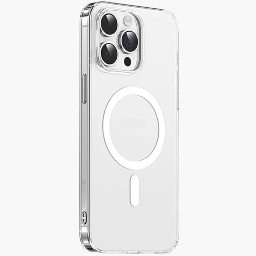 Чехол-накладка Keephone X-Crystal MagSafe для Apple iPhone 15 Pro Max пластиковый (прозрачный)