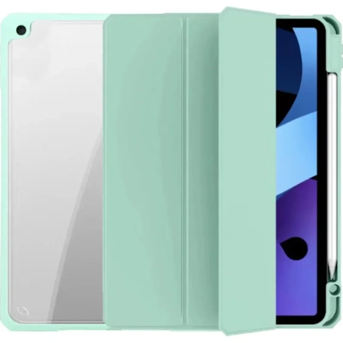 Чехол-книжка Mutural Folio Case для Apple iPad mini 6 (2021) (полиуретан с подставкой) (салатовый)