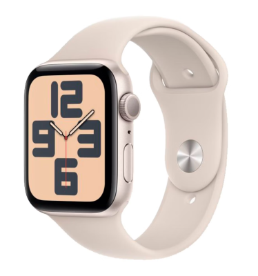 Смарт-часы Apple Watch SE (2024) 44mm Starlight Aluminium Case with Starlight Sport Band (M/L)