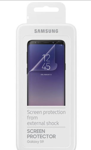 Защитная пленка Samsung для Galaxy S9 (прозрачная) (ET-FG960CTEGRU)