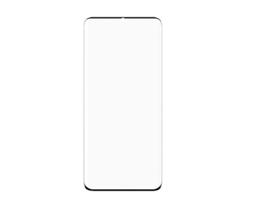 Защитное стекло Glass PRO для Samsung Galaxy S21 FE цветное (черная рамка)