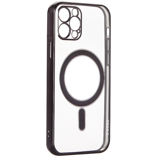 Чехол-накладка J-Case Magsafe Series для Apple iPhone 13 Pro силиконовый (черный)