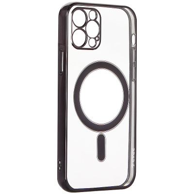 Чехол-накладка J-Case Magsafe Series для Apple iPhone 13 Pro силиконовый (черный)