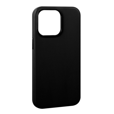 Чехол-накладка K-Doo Noble Collection для iPhone 13 Pro искусственная кожа (черный)