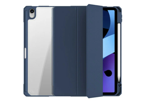Чехол-книжка Mutural Folio Case для Apple iPad 10 (10.9) 2022 (полиуретан с подставкой) (темно-синий)