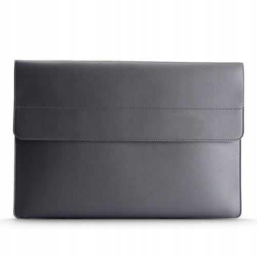 Чехол-конверт Tech-Protect Chloi для Apple MacBook 14" искусственная кожа (темно-серый)