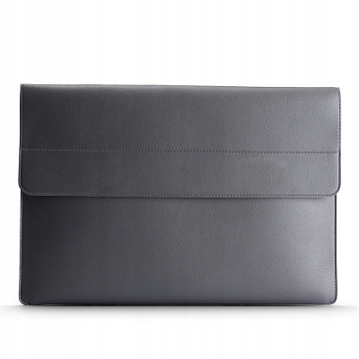Чехол-конверт Tech-Protect Chloi для Apple MacBook 14" искусственная кожа (темно-серый)