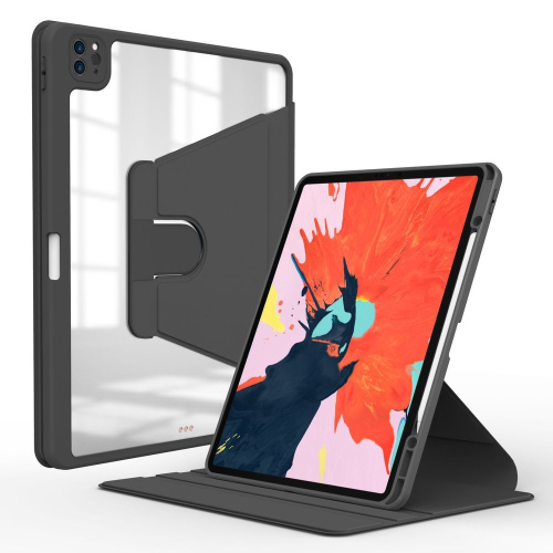 Чехол-книжка WiWU Waltz Rotative Case для Apple iPad mini 6 (2021) (полиуретан с подставкой) (черный)