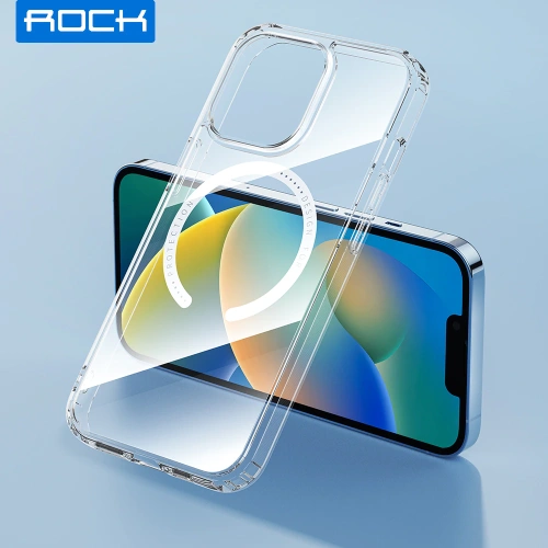 Чехол-накладка Rock Magsafe Series для Apple iPhone 14 Pro пластиковый (прозрачный)