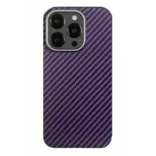 Чехол-накладка Kzdoo Air Carbon для iPhone 14 Pro Max поликарбонат (фиолетовый)