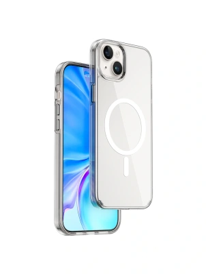 Чехол-накладка Wiwu Magsafe (FYY-014) для Apple iPhone 15 пластиковый (прозрачный)