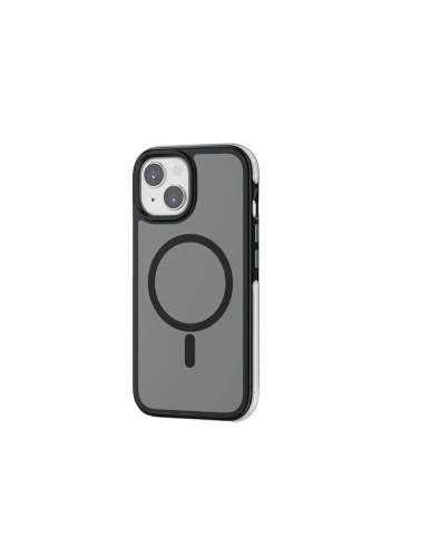 Чехол-накладка Wiwu Magsafe (ZKK-012) для Apple iPhone 15 пластиковый (черный)