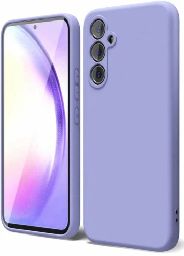 Чехол-накладка для Samsung Galaxy S23 силиконовый (фиолетовый)