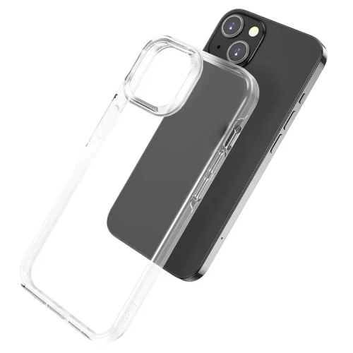 Чехол-накладка Hoco Crystal Diamond для iPhone 14 пластиковый (прозрачный)