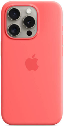 Чехол-накладка Silicone Case Series для Apple iPhone 15 Pro Max (коралловый)