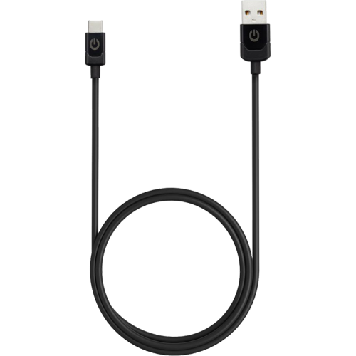 Кабель Gerffins USB-A - Type-C, 3,1A, 1м., черный