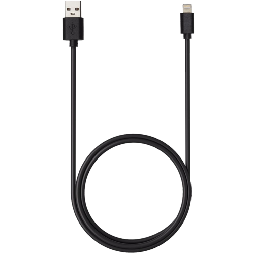 Кабель Gerffins USB-A -  Lightning, 1м., черный