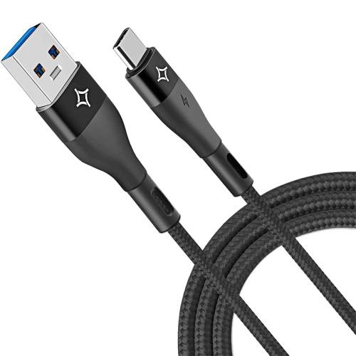Кабель Stellarway USB A/Type-C 3А 1м, черный