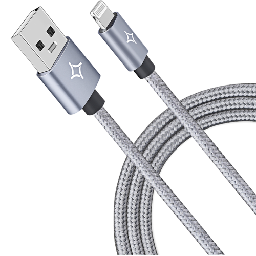 Кабель Stellarway USB A/Lightning 2,4А 1м, серый