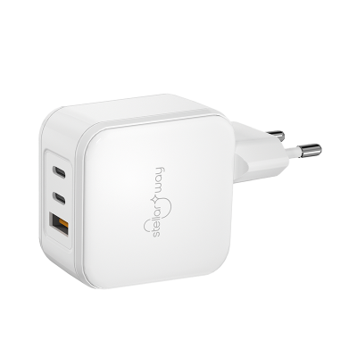 Зарядное устройство сетевое Stellarway USB-A/2С 65W PD, белый