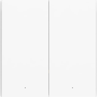 Умный выключатель  Aqara Wireless Remote Switch H1 (без нейтрали, 2 клавиши), WRS-R02