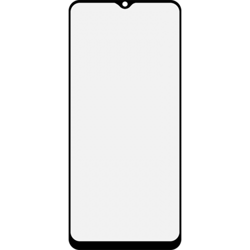 Защитное стекло Мультибренд для realme C33 2.5D Full Glue (черная рамка)