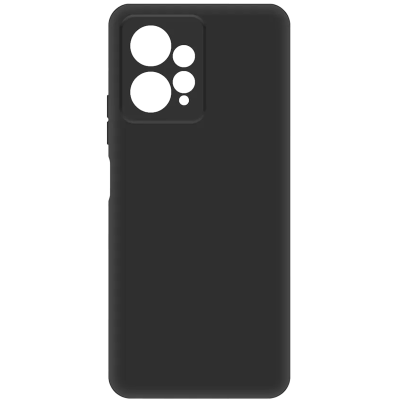 Чехол-крышка Мультибренд для Xiaomi Redmi 12, термополиуретан, черный
