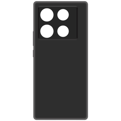 Чехол-крышка Мультибренд для Infinix Note 40 Pro, термополиуретан, черный
